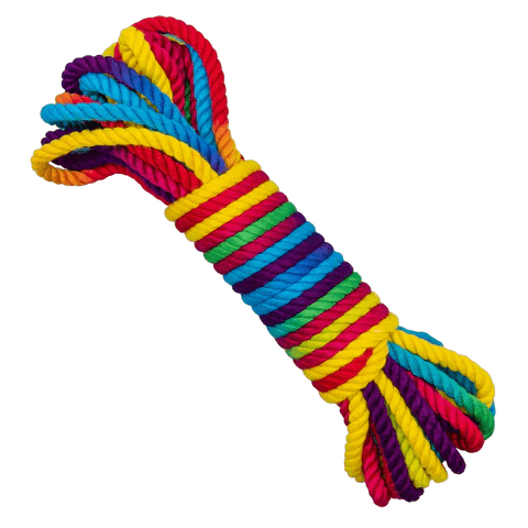 Funfetti Rainbow Bondage Rope