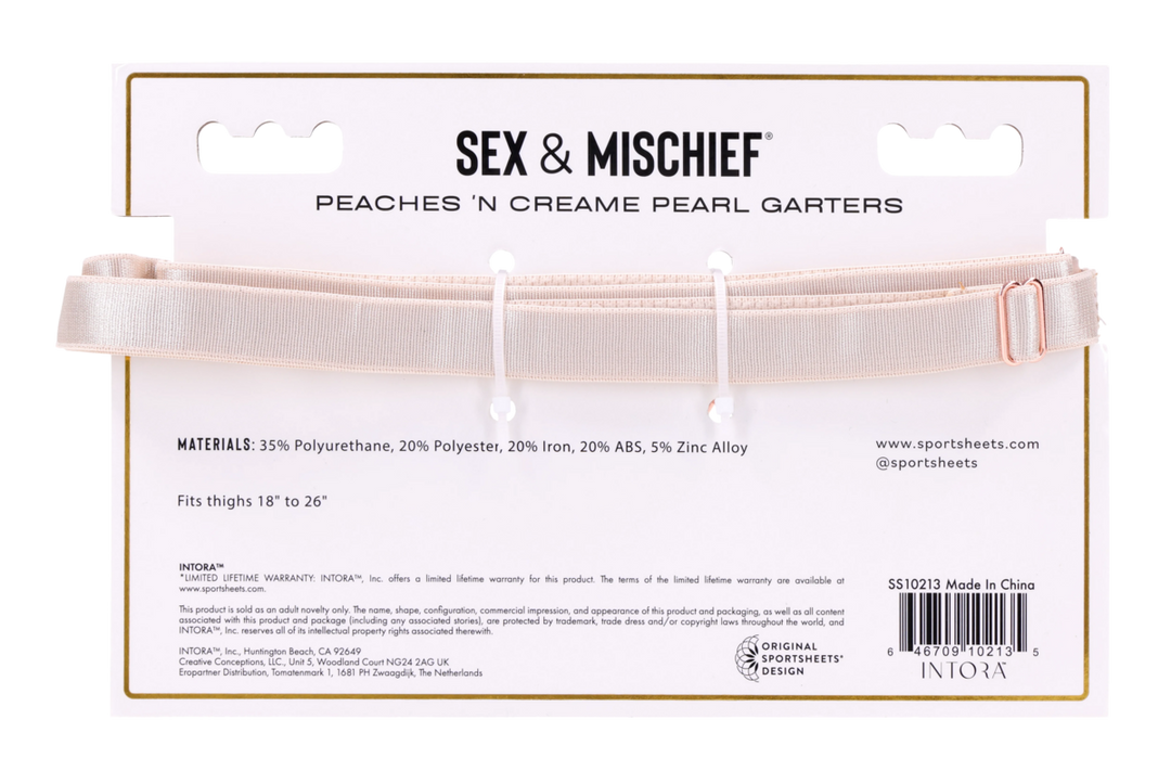 Peaches 'n CreaMe Pearl Garters