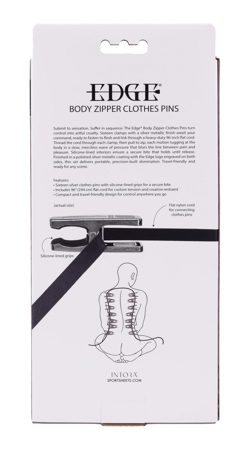 Edge Body Zipper Clothes Pins