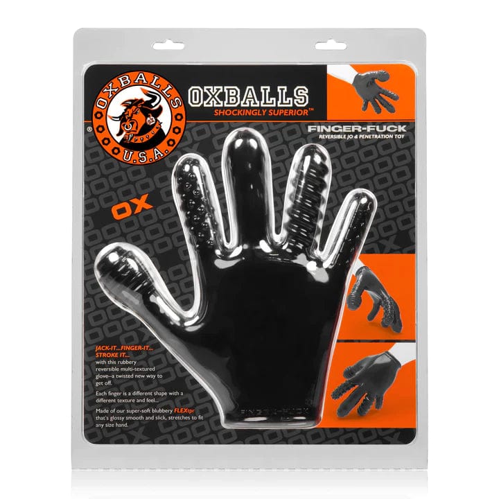 OXBALLS Finger Fuck Glove Black