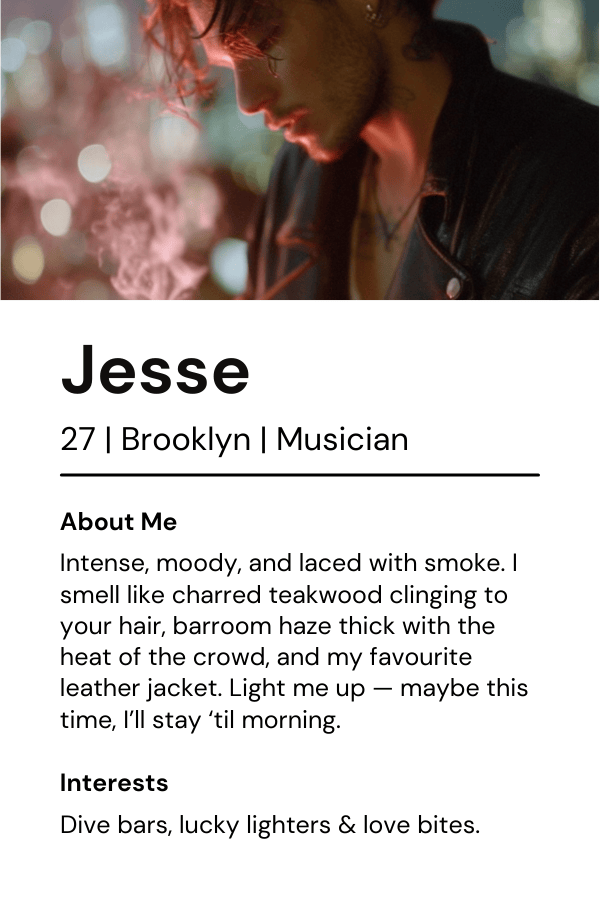Flicker and Tease Candle: Jesse