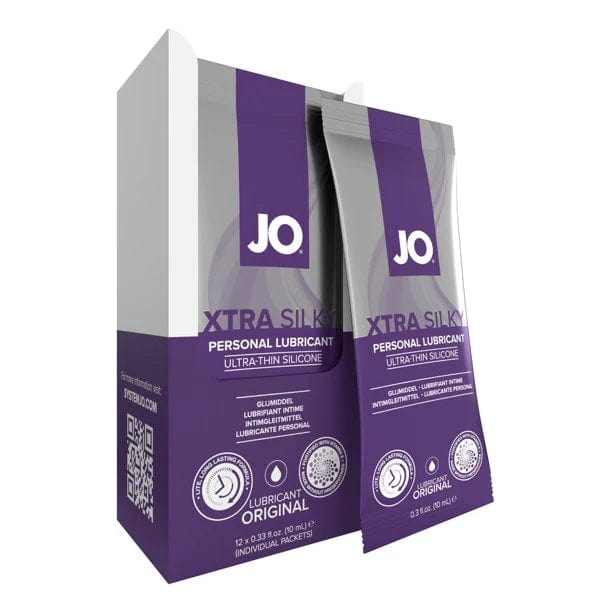JO Lubricants JO Xtra Silky Silicone Foil Sample 0.34 FLOZ / 10 ML
