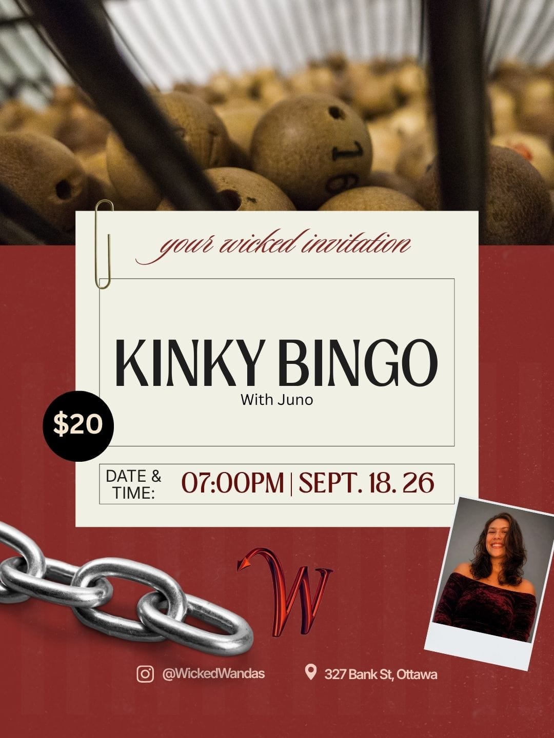 Kinky Bingo with Juno: SEP 18