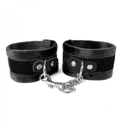 Handcuffs Black Adjustable | Miss Morgane
