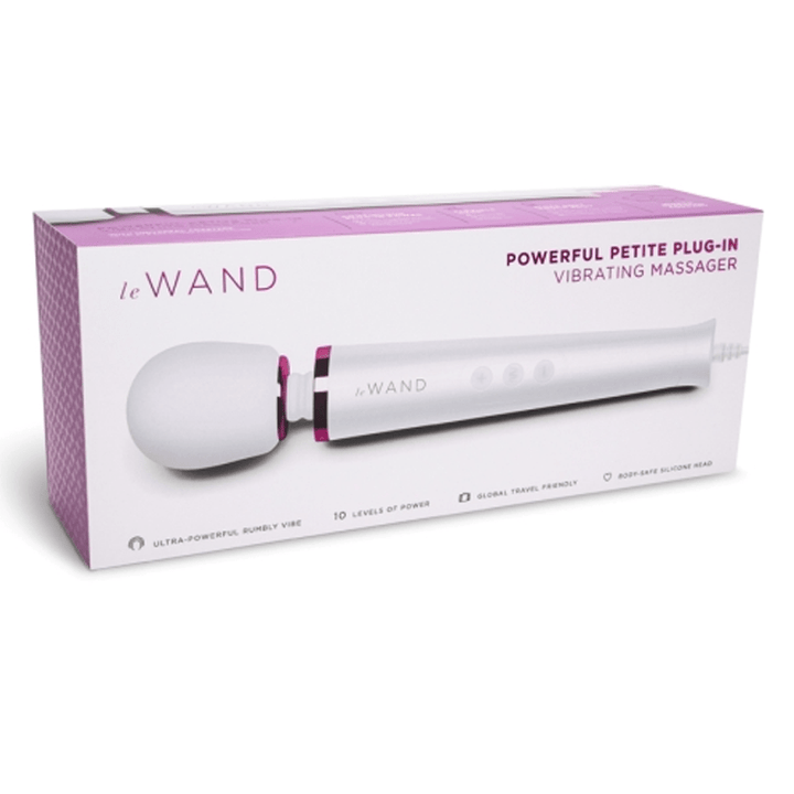 Powerful Petite Plug-In Massager - White