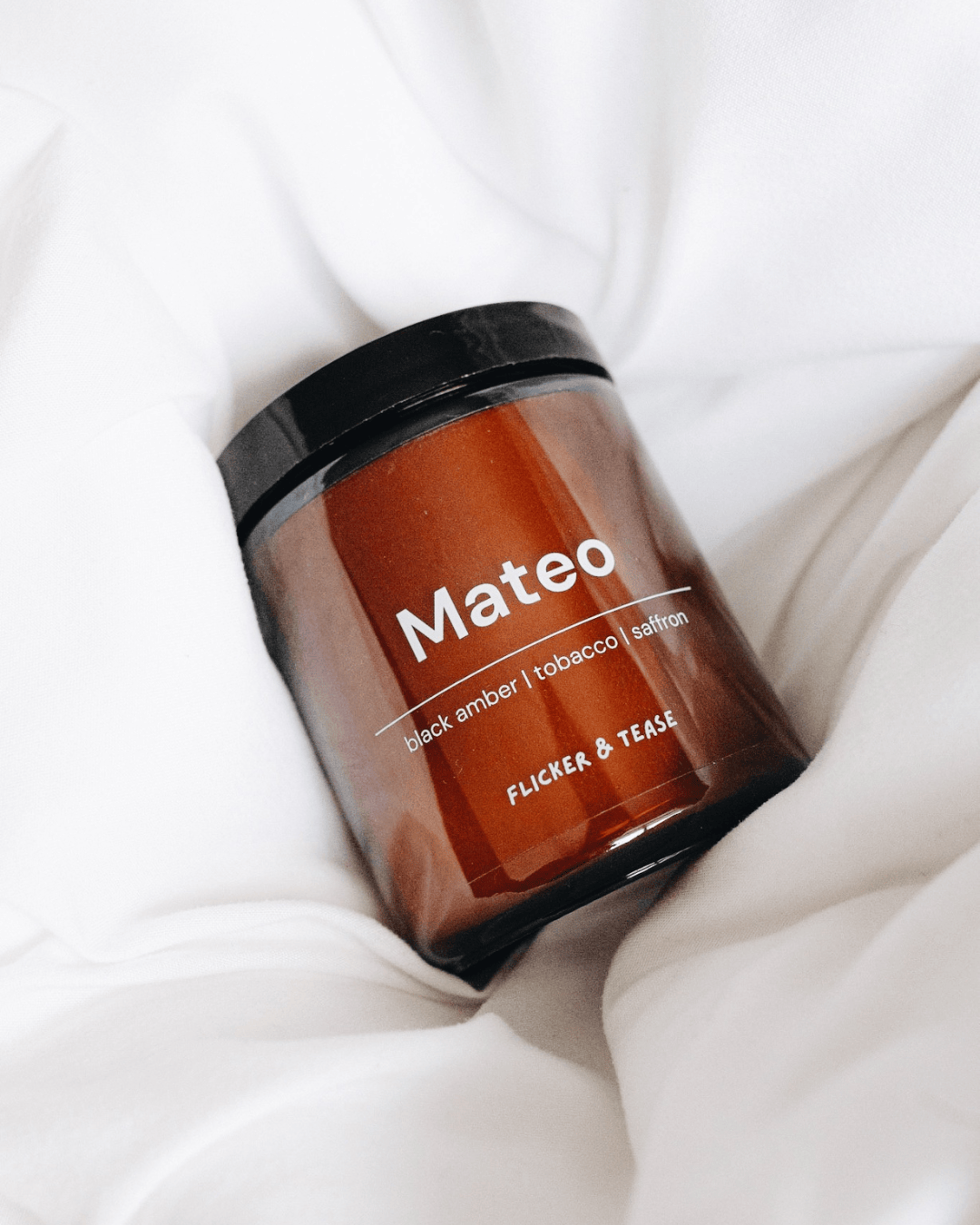 Flicker and Tease Candle: Mateo
