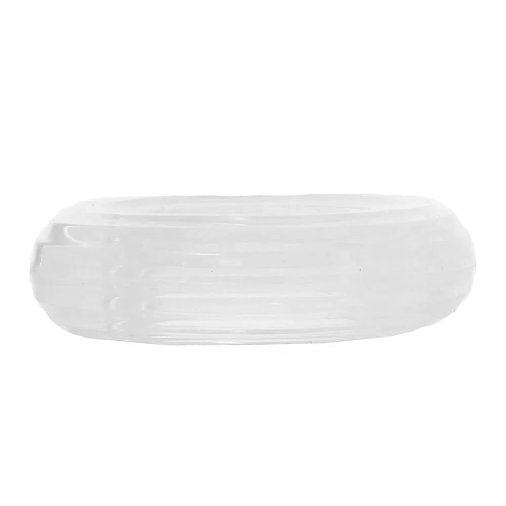 CalExotics Medium Premium Silicone Cock Ring in Clear