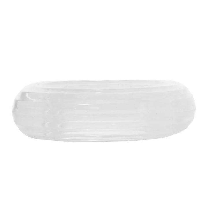 CalExotics Medium Premium Silicone Cock Ring in Clear