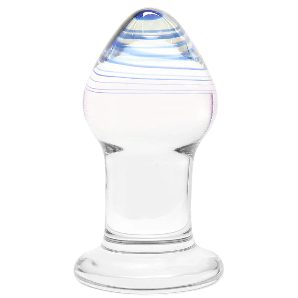 gläs Amethyst Rain Glass Plug
