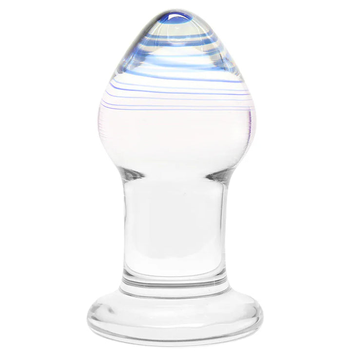 gläs Amethyst Rain Glass Plug