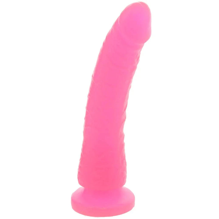 Basix Slim 7 Inch Dildo in Pink | Slim Dildo