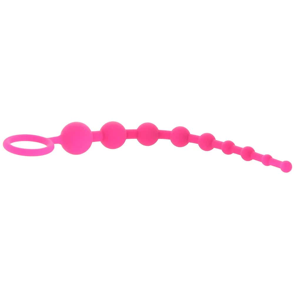 Electric Eel All About Anal Seamless Anal Beads in Pink