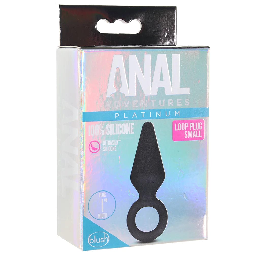 Blush Anal Adventures Platinum Loop Plug in Small