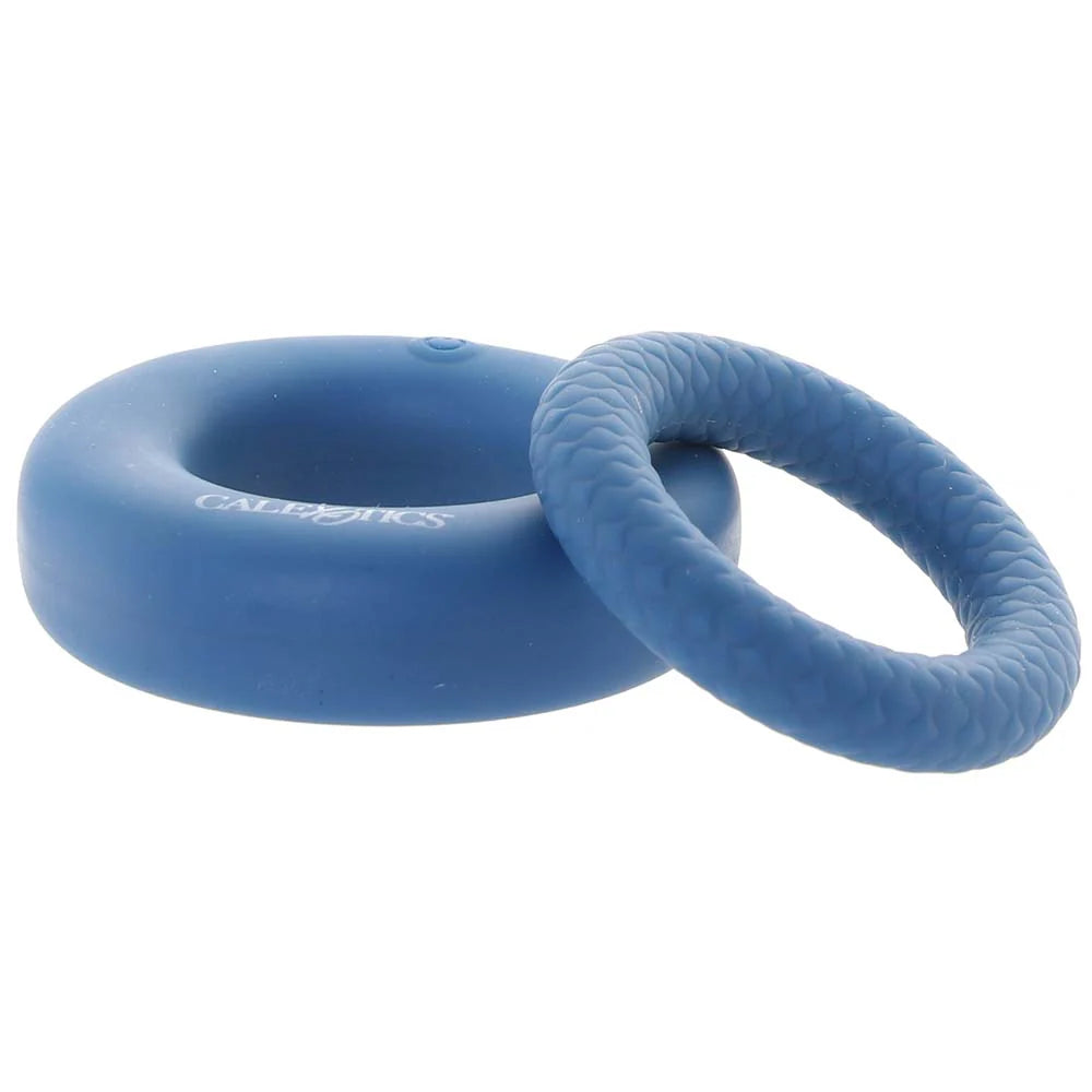 CalExotics Link Up Optimum Vibrating Ring Set in Blue