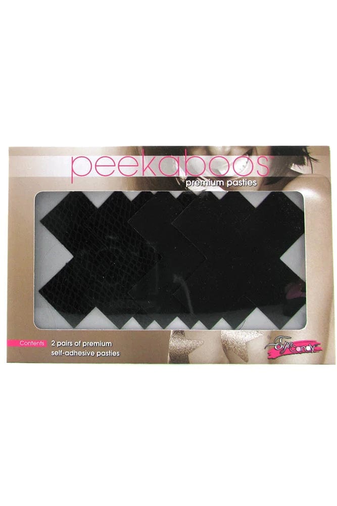 X-Gen Peekaboos Classic Black X Pasties