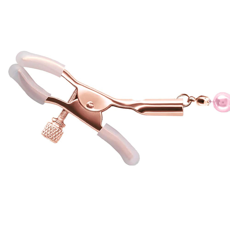 ns novelties Bound Nipple Clamps in Pink