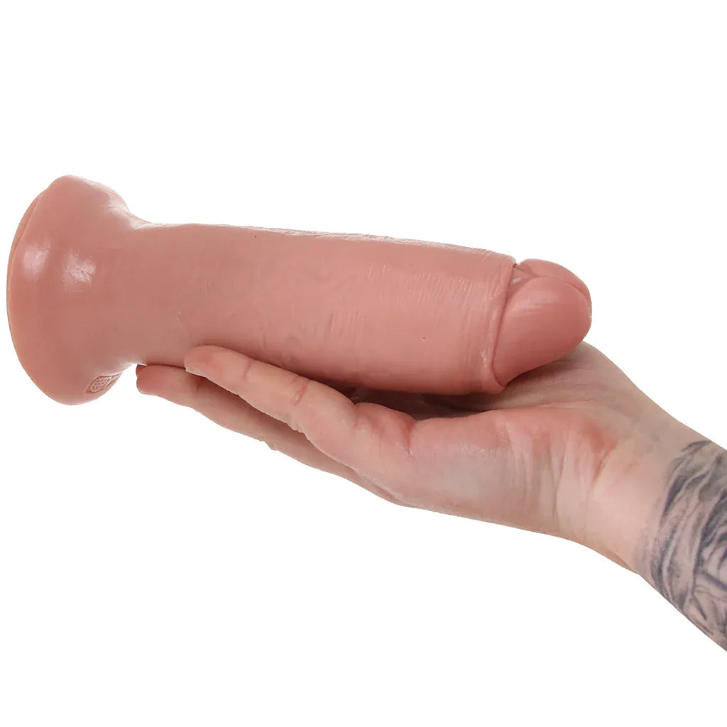 King Cock 6 Inch Slide-Skin Uncut Cock