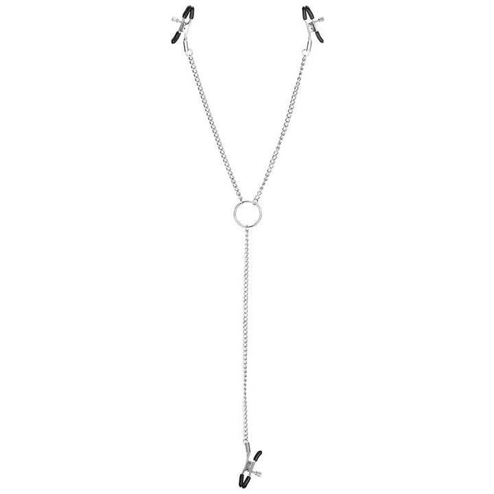Calexotics - nipple play Triple Intimate Clamps in Silver