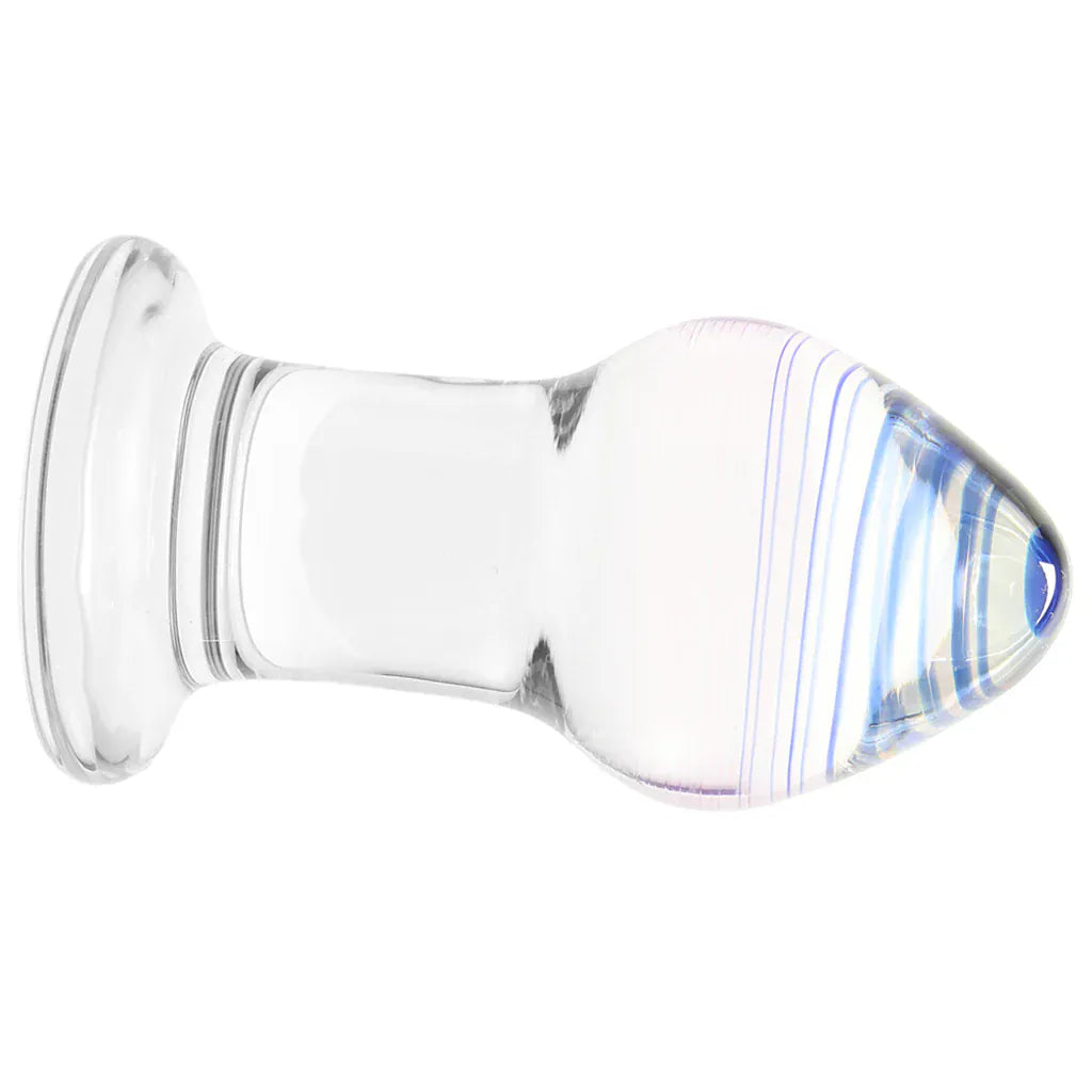 gläs Amethyst Rain Glass Plug