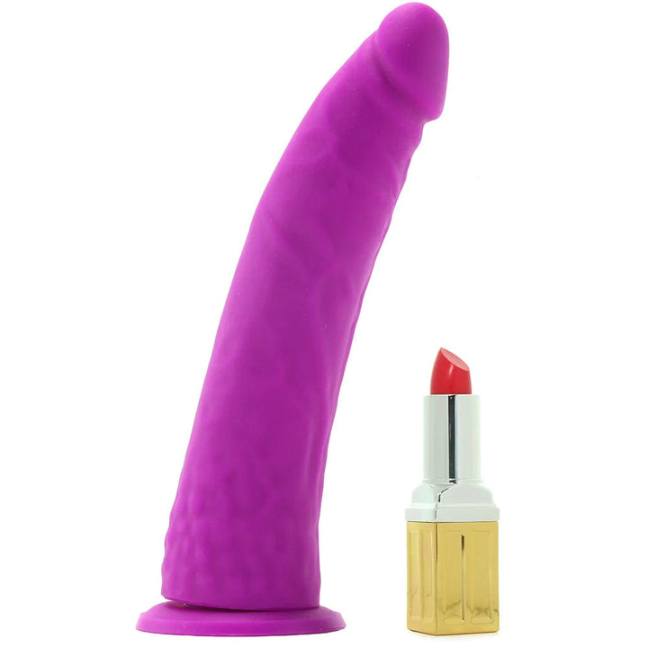 ns novelties Colours Thin Pleasures 8 Inch Silicone Dildo in Purple