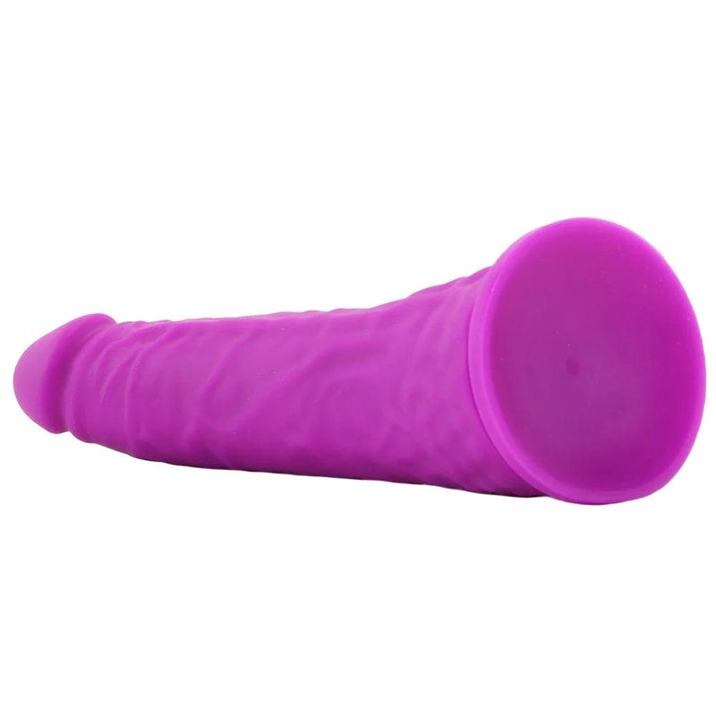 ns novelties Colours Thin Pleasures 8 Inch Silicone Dildo in Purple