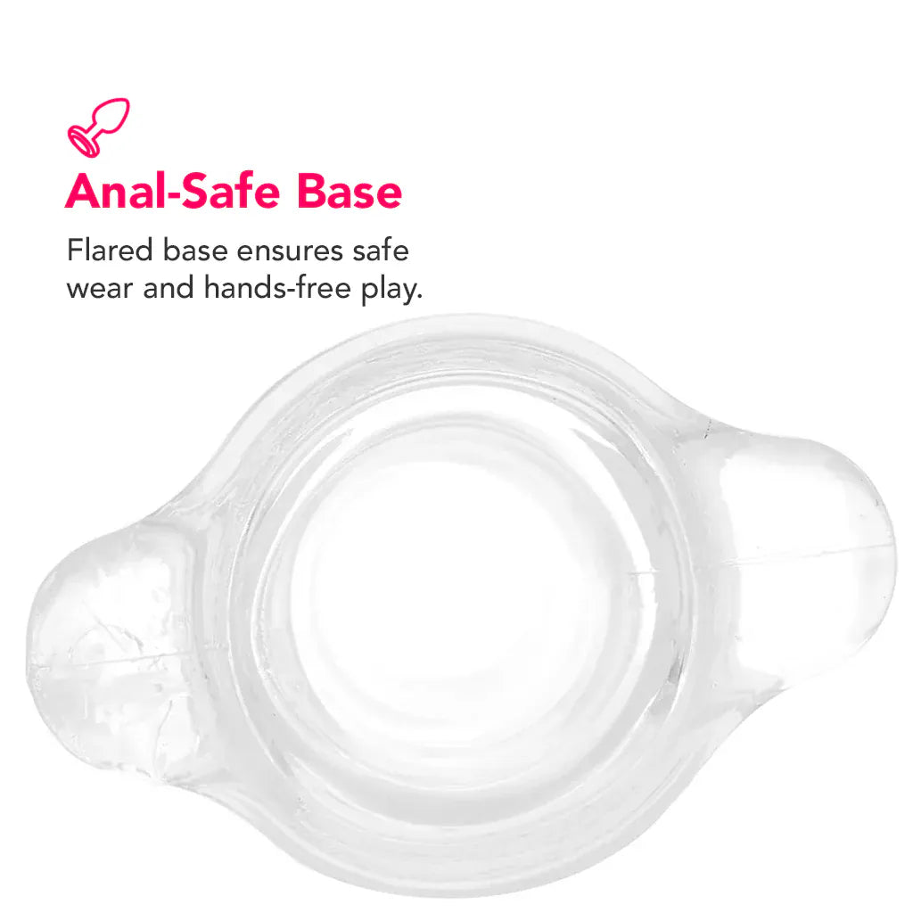 Peephole Clear Hollow Anal Plug