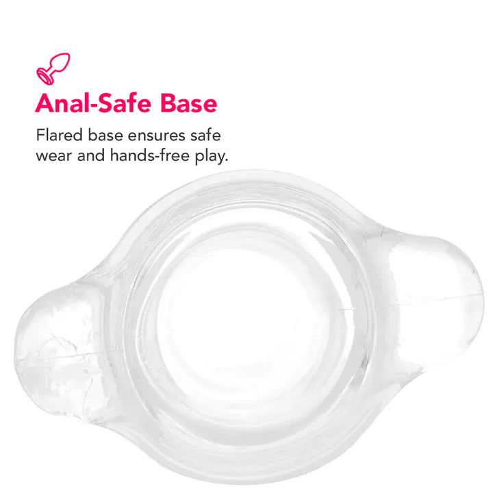 Peephole Clear Hollow Anal Plug