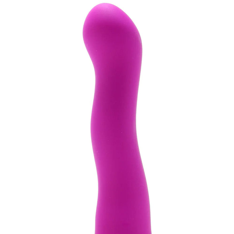 ns novelties Colours Wave 6 Inch Silicone Dildo in Purple