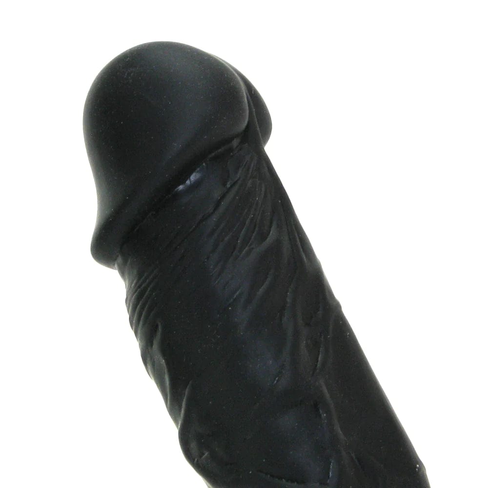 Colours Silicone Dildo in Black 5"