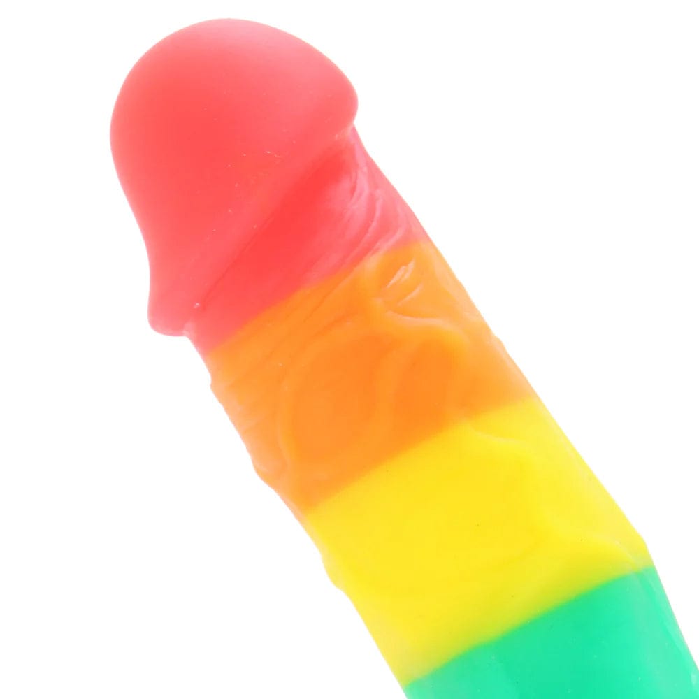 ns novelties Colours Pride Edition 5 Inch Silicone Dildo in Rainbow