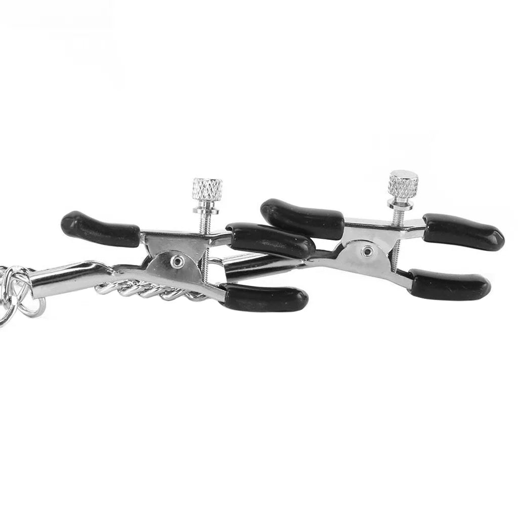 Calexotics - nipple play Triple Intimate Clamps in Silver