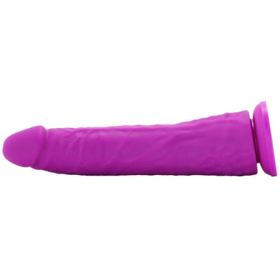 ns novelties Colours Thin Pleasures 8 Inch Silicone Dildo in Purple