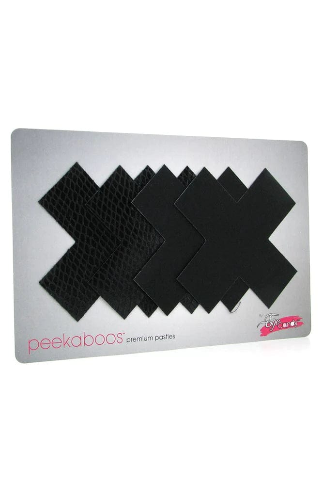 X-Gen Peekaboos Classic Black X Pasties