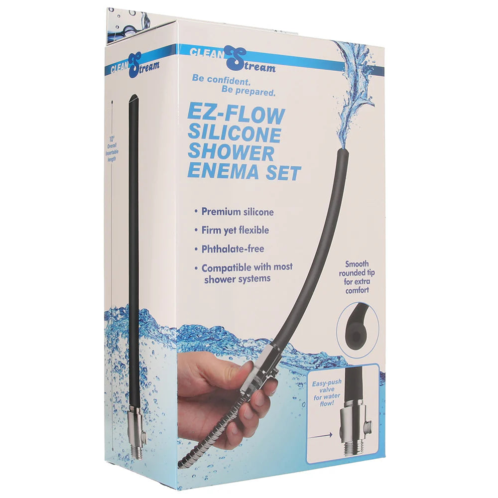 Clean Stream EZ-Flow Silicone Shower Enema Set