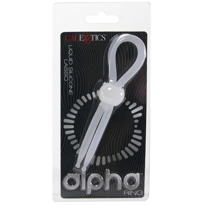 CalExotics Alpha Liquid Silicone Lasso Ring in Clear