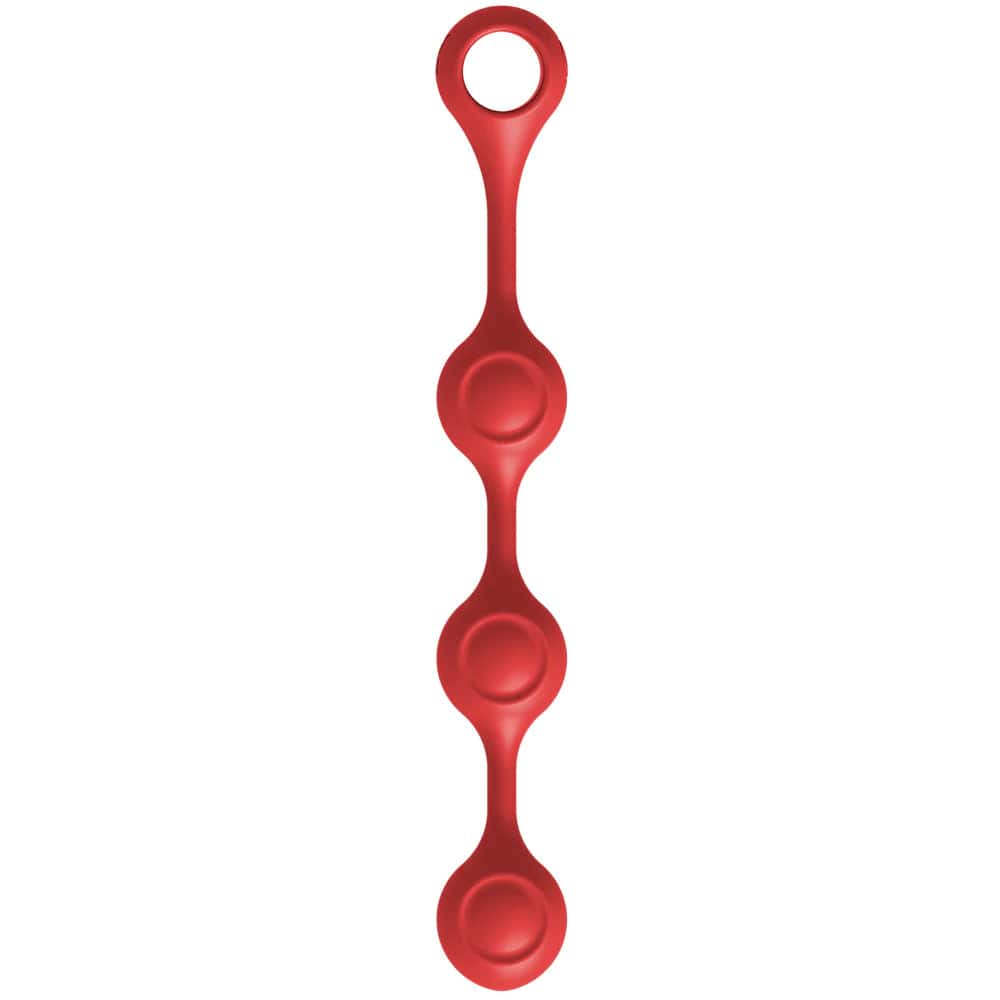 Doc Johnson Kink Weighted Silicone Anal Balls in Red