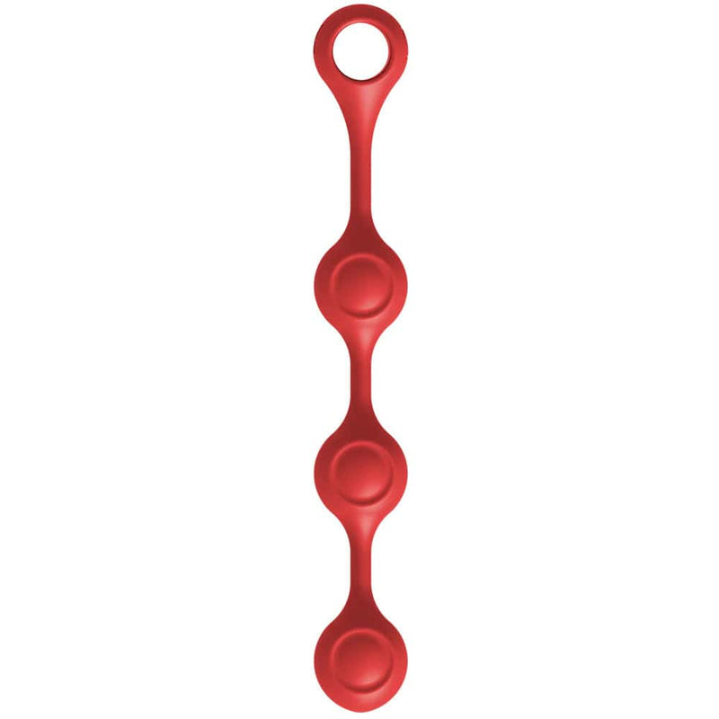 Doc Johnson Kink Weighted Silicone Anal Balls in Red