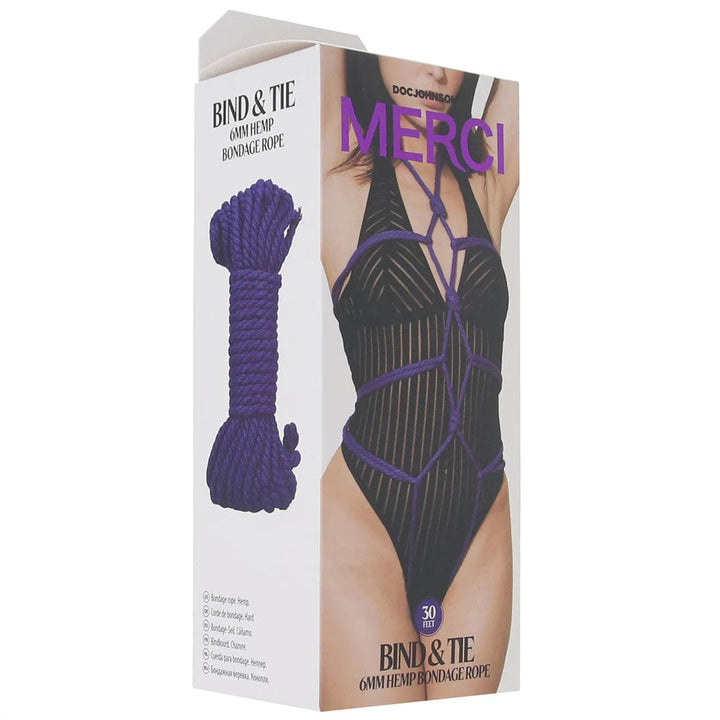 Merci Bind & Tie Hemp Rope in Sizes 30ft - 50ft