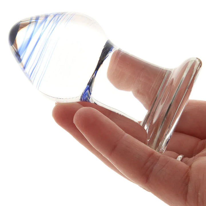gläs Amethyst Rain Glass Plug