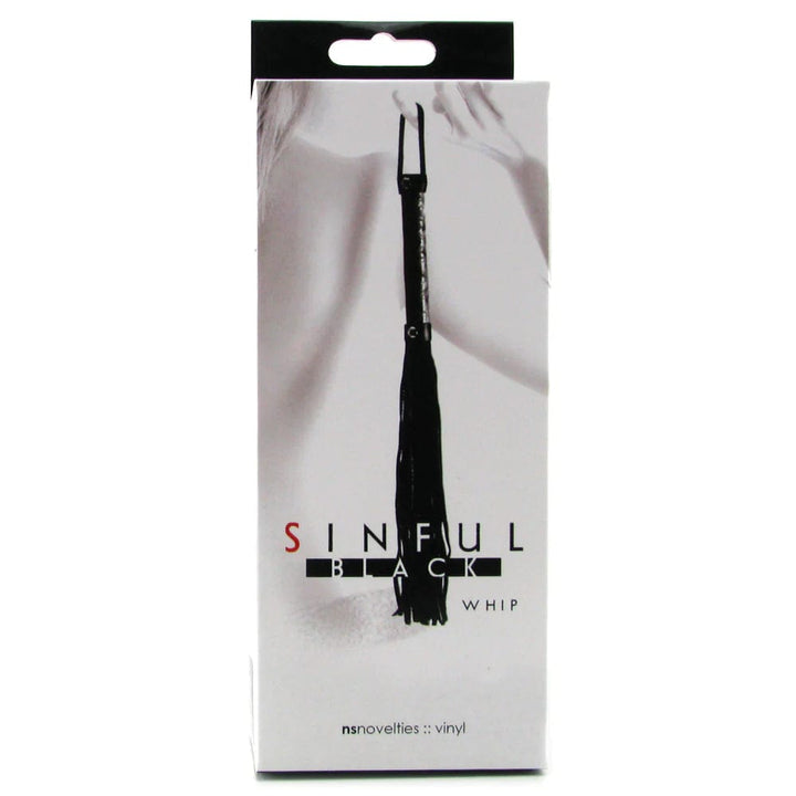 ns novelties Sinful Whip in Black