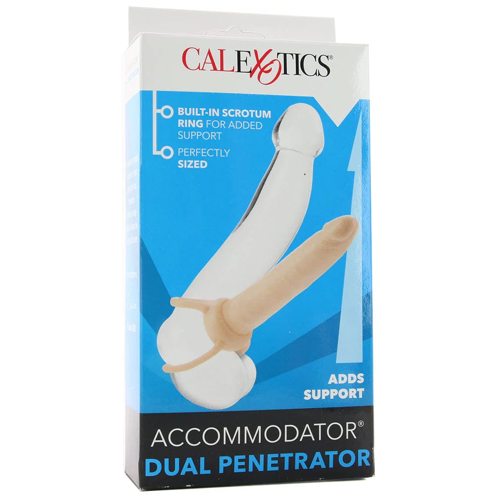 CalExotics Accommodator Dual Penetrator in Ivory