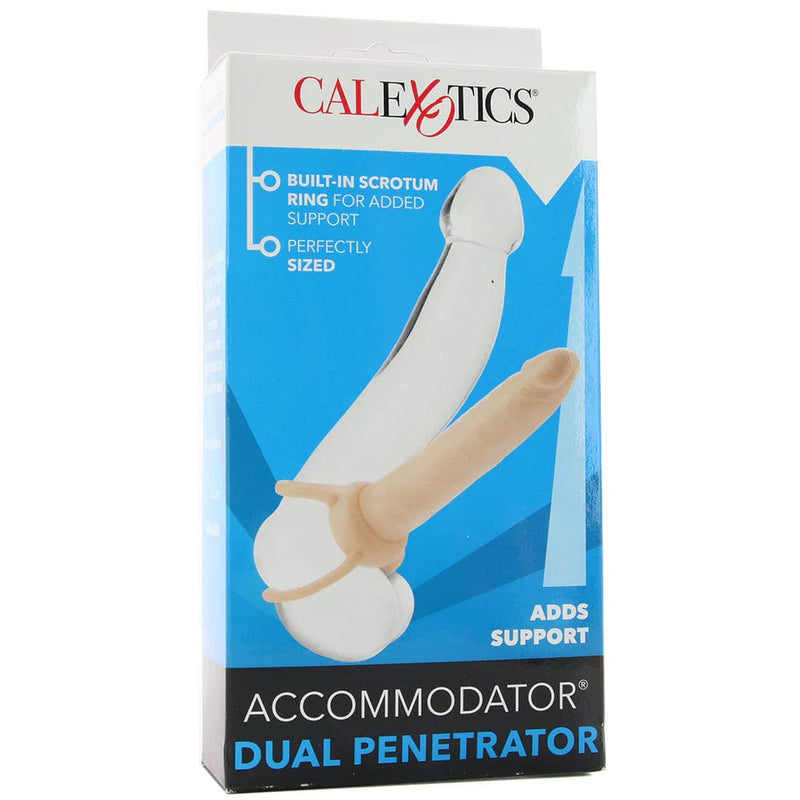 CalExotics Accommodator Dual Penetrator in Ivory