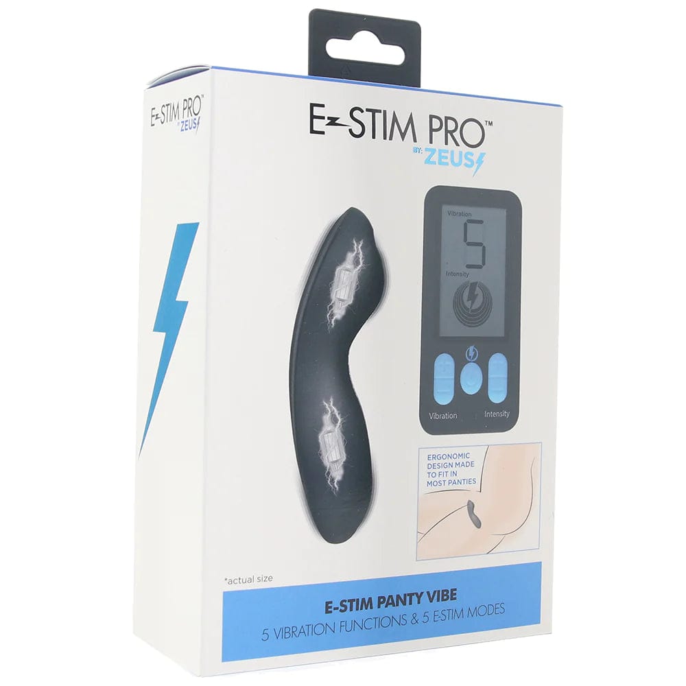 XR Brands Zeus E-Stim Pro Remote Panty Vibe