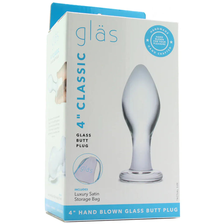 The gläs 4" Classic Glass Plug