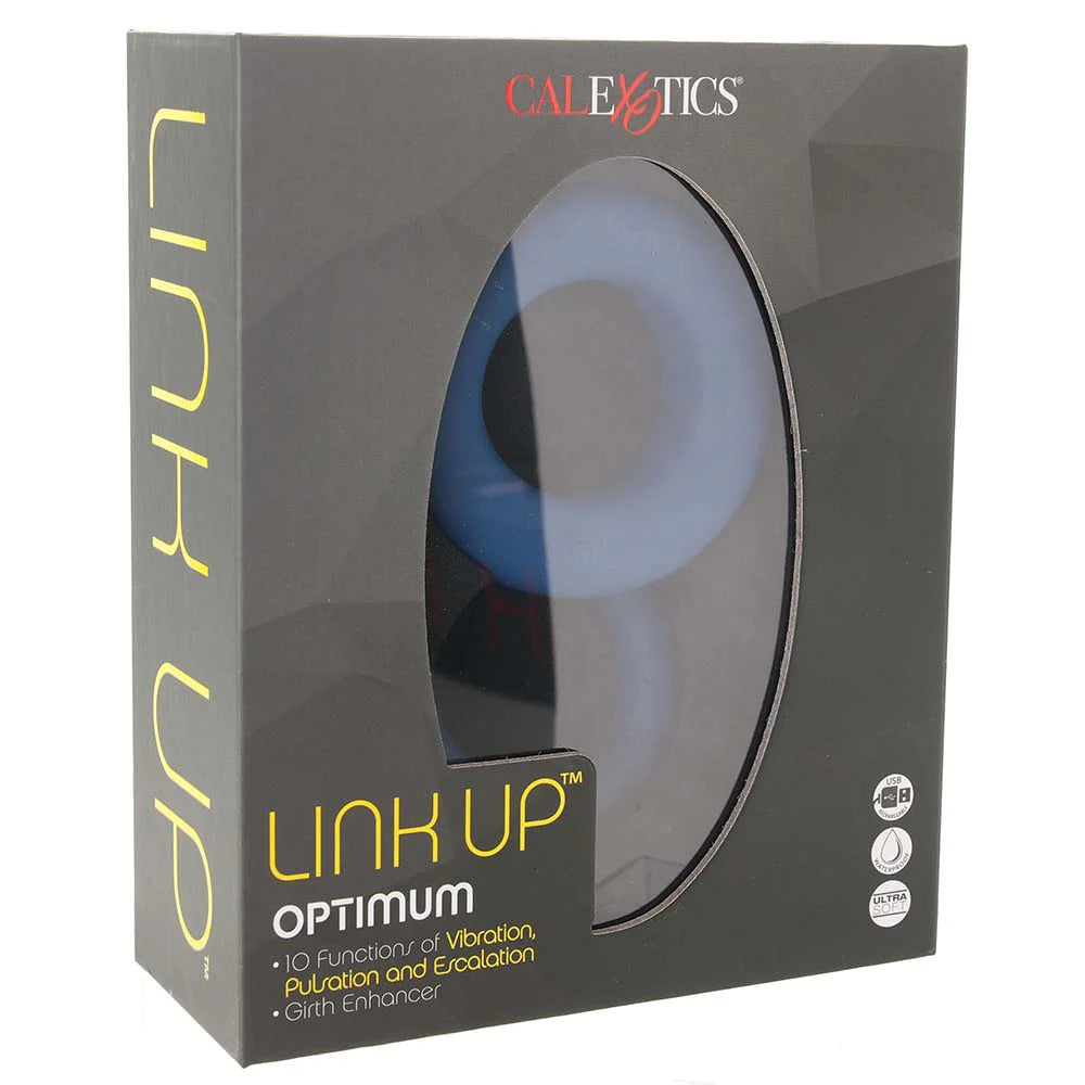 CalExotics Link Up Optimum Vibrating Ring Set in Blue