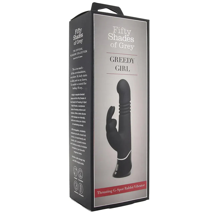 Greedy Girl Thrusting G-Spot Rabbit Vibrator