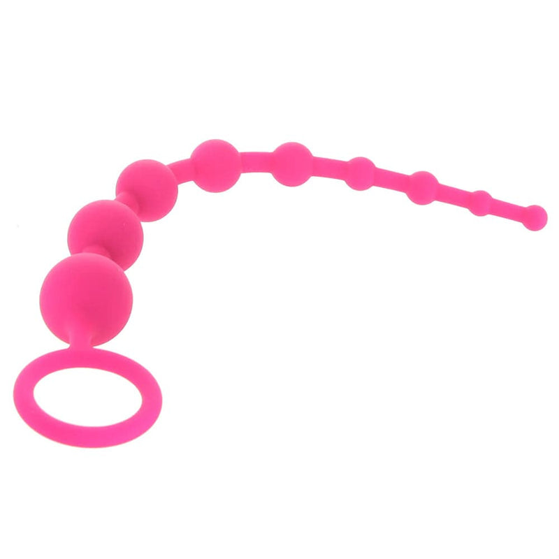 Electric Eel All About Anal Seamless Anal Beads in Pink
