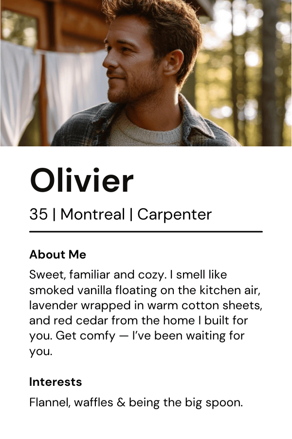Flicker and Tease Candle: Olivier