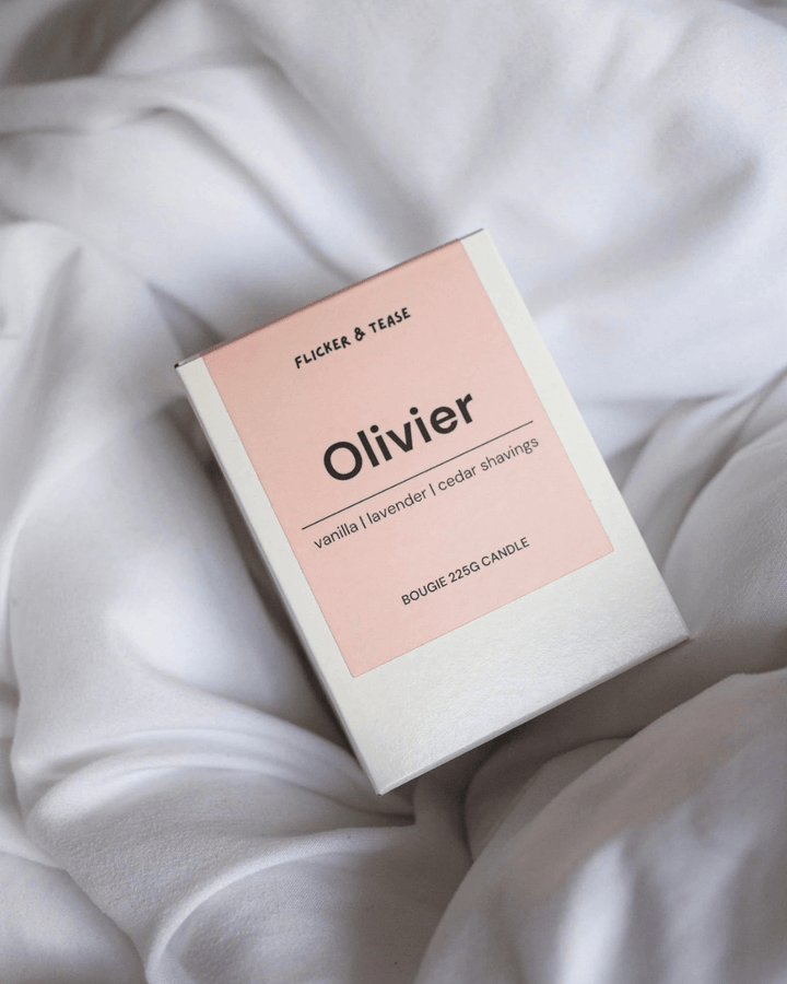 Flicker and Tease Candle: Olivier