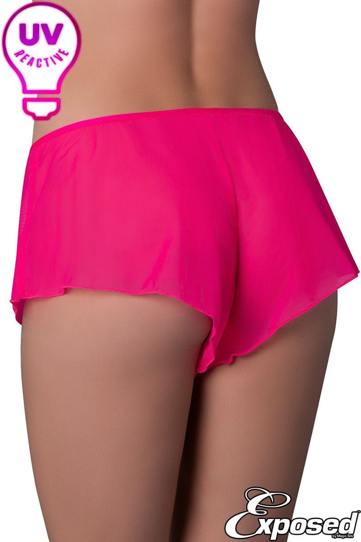 Exposed Lingerie - Pink Kink Flowy Boy Short